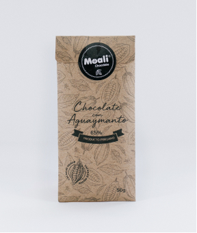 Foto de Chocolate Moali 65% CACAO con Aguaymanto 50g.